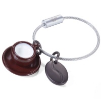TROIKA Keyring with 2 Charms COFFEE 2 GO Photo