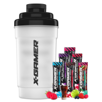 X-Gamer Shaker Mix 6 Pack Energy Drink and Vitamin Supplement Photo