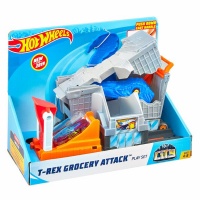 Hot Wheels T-Rex Grocery Attack Play Set Photo