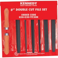 Kennedy 8" Double Cut Engineers File Set 8 piecese Photo