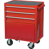 Kennedy Red 3 Drawer Professionalroller Cabinet Photo