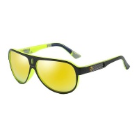Dubery High Quality Men's Polarized Sunglasses - Black & Yellow Photo