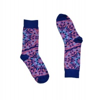 Fashion Socks - Geometric - Purple Photo