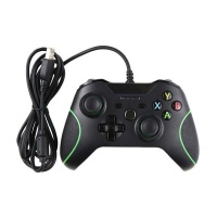 Wired Controller for XBox One - Black & Green Photo