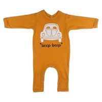 Magpie Designs Beep Bepp Mustard Babygrow/onsie Photo