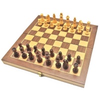Wooden Chess Board Photo