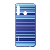 Huawei P30 Lite Pc Case Striped - Blue Photo