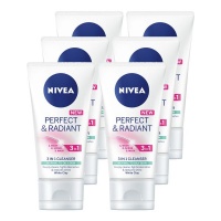 NIVEA Perfect & Radiant 3-In-1 Cleanser - 6 x 50ml Photo