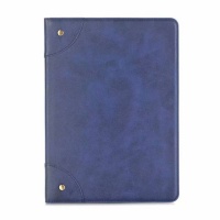 Apple Faux Leather Flip Case for iPad Air 2 - Navy Photo