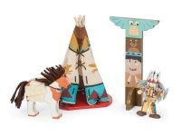 Le Toy Van - Wooden Tipi Camp Set Photo