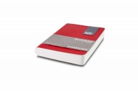 Zequenz Classic 360 Soft Bound Ruled A6 Journal Notebook - Red Photo