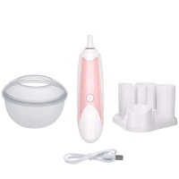 Portable Electronic Automatic Makeup Brush Cleaner & Dryer - Pink Photo