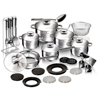 Blaumann 32-Piece Stainless Steel Cookware Set - Gourmet Line Photo