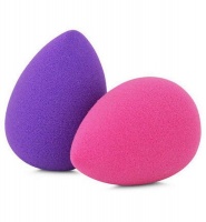 Medium Beauty Blending Makeup Blender Sponge -Pink & Purple -2 Pack Photo