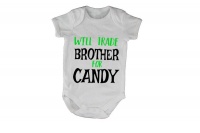 Brother Will Trade for Candy - Halloween - SS - Baby Grow Photo