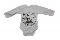 Happy Halloween - Circular Design - LS - Baby Grow Photo