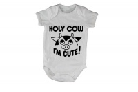Holy Cow I'm Cute - SS - Baby Grow Photo