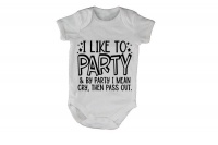I Like To Party - SS - Baby Grow Photo