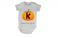 K - Halloween Pumpkin - SS - Baby Grow Photo