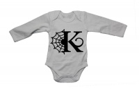 K - Halloween Spiderweb - LS - Baby Grow Photo
