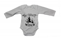 The Cutest Witch - Halloween - LS - Baby Grow Photo
