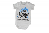The Prince Has Arrived - Blue Crown - SS - Baby Grow Photo