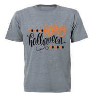 Happy Halloween - Dots - Adults - T-Shirt Photo