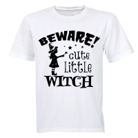 Beware Cute Little Witch - Halloween - Kids T-Shirt Photo