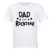 Dad is My Rockstar - Stars - Kids T-Shirt Photo