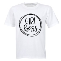 Girl Boss - Circular Design - Kids T-Shirt Photo