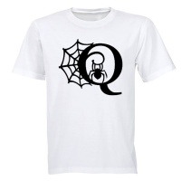 Q - Halloween Spiderweb - Kids T-Shirt Photo