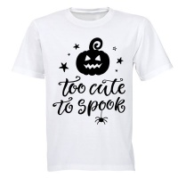 Too Cute to Spook - Pumpkin - Halloween - Kids T-Shirt Photo