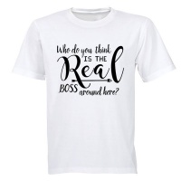 Who Do You Think The Real Boss Is? - Kids T-Shirt Photo