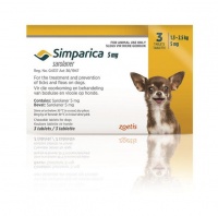 Simparica Chewable Tablets for Dogs 1.3kg - 2.5kg Photo