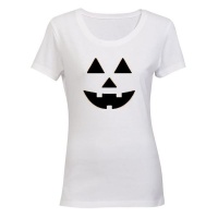 Pumpkin Face - Halloween - Ladies - T-Shirt Photo