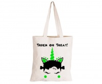 Franken-Unicorn - Halloween- Eco-Cotton Trick or Treat Bag Photo