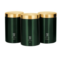 Berlinger Haus 3-Piece Premium Canister Set - Emerald Edition Photo