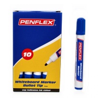 Penflex WB15 Whiteboard Markers Box-10 Dark Blue Photo