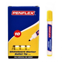 Penflex WB15 Whiteboard Markers Box-10 Yellow Photo