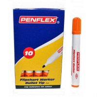 Penflex FC 15 Flipchart Markers Box-10 Orange Photo