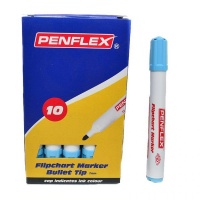 Penflex FC 15 Flipchart Markers Box-10 Turquoise Photo