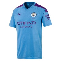 Puma Men's Manchester City Home Short Sleeve Replica Shirt Photo