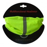 Buffer Reflective Yellow Neck Warmer Photo