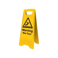 Sitesafe Heavy Duty A Board Warning Wet Floor Photo