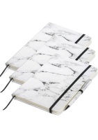 3 pack Marble Design Hardcover A5 Notebook and Pen Set Photo