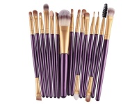 Happy You Purple Makeup Brush Set - 15 Piece Photo