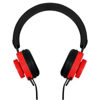 Rocka Switch Series Aux Headphones - Black/Red Photo