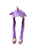 SKA Funny Unicorn Wink Hat - Purple Photo