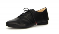 Think! Shoes Guad Ladies Leather Lace-Up Black Photo
