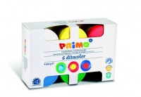 Primo Finger Paint Pots Set Of 6 Colours Photo